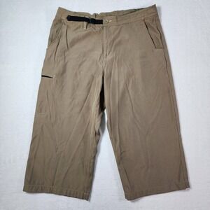 Sickle Climbing 3/4 Pants Mens Large Khaki Tan Tech Outdoor Gorpcore